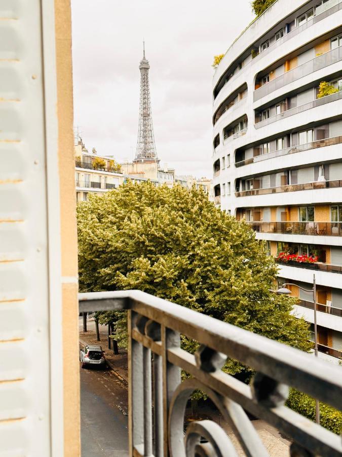 Cosy Avec Vue Tour Eiffel Appartamento Parigi